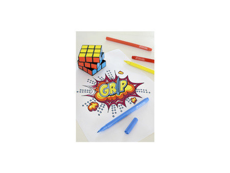 FABER-CASTELL Stylo feutre GRIP COLOUR MARKER, étui de 30