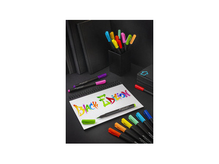 FABER-CASTELL Feutre Black Edition, étui de 20