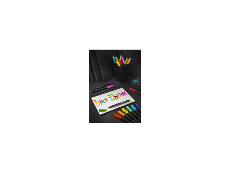 FABER-CASTELL Feutre Black Edition, étui de 20