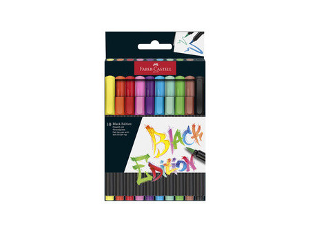 FABER-CASTELL Feutre Black Edition, étui de 20