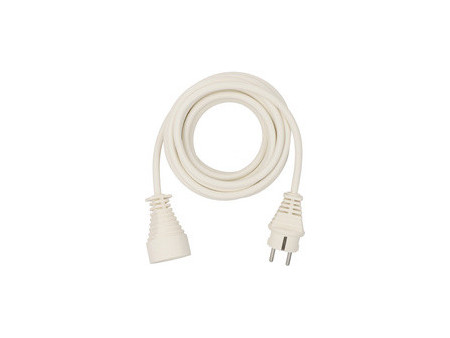 brennenstuhl Rallonge électrique, plastique, blanc, 5 m
