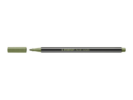 STABILO Stylo feutre Pen 68 metallic, lilas métallisé
