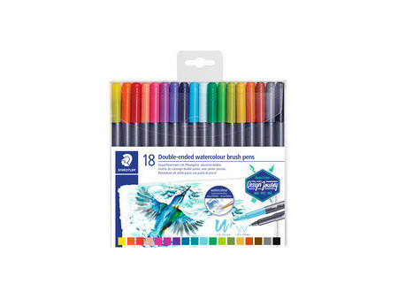 STAEDTLER Feutre double pointe Design Journey, étui de 18