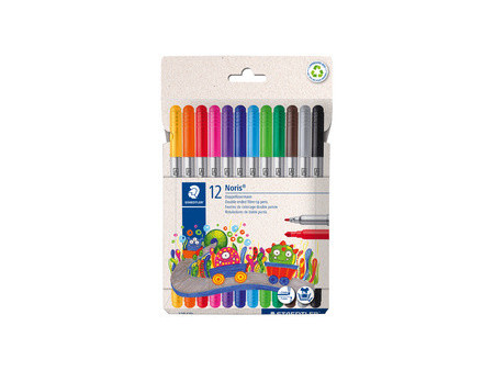 STAEDTLER Feutre double Noris, étui carton de 12