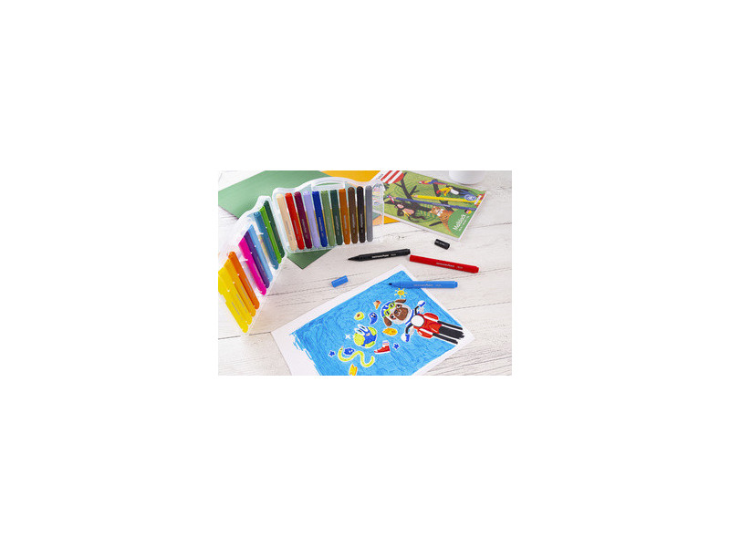 EBERHARD FABER Feutre large COLORI, étui de 12