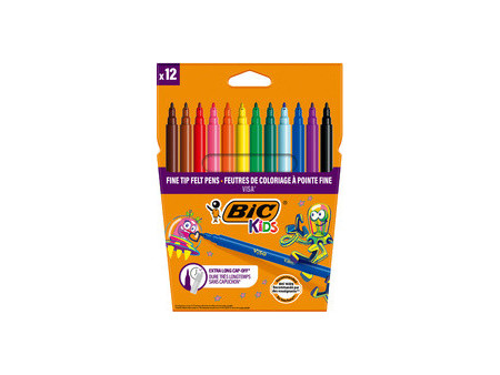 BIC KIDS Feutre Visa, étui en carton de 18