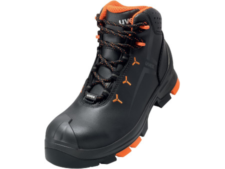 uvex 2 Chaussures montantes S3 SRC, T. 46, noir/orange