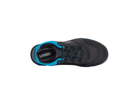 uvex 2 xenova Chaussures basses S3 SRC, T. 44, noir/bleu