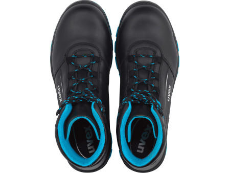 uvex 2 xenova Chaussures montantes S2 SRC, T. 41, noir/bleu
