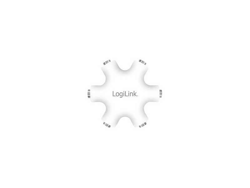 LogiLink Splitter audio LogiStar, blanc