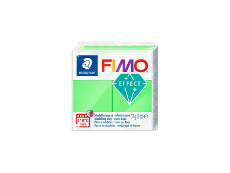 FIMO EFFECT Pâte à modeler, cuisson au four, rose fluo