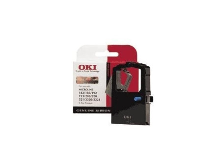 OKI Ruban pour OKI ML182/ML192/ML193/ML280, noir