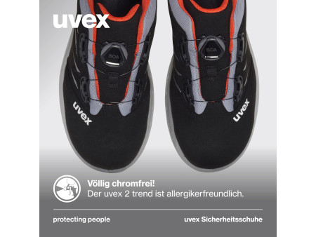 uvex 2 trend Chaussures basses perforées S1P SRC, T. 45