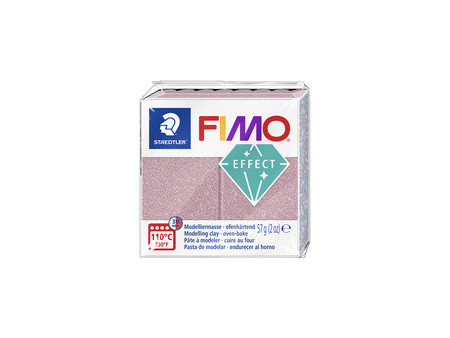 FIMO Pâte à modeler EFFECT, or pailleté, 57 g