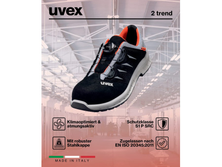 uvex 2 trend Chaussures basses perforées S1P SRC, T. 47