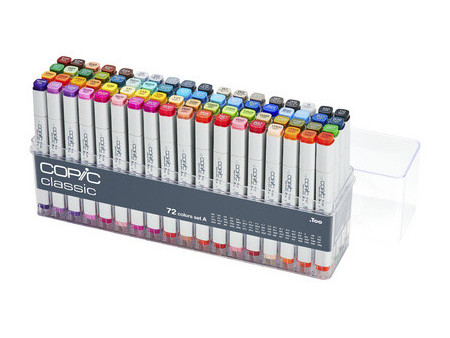 COPIC Marqueur classic, kit 1 de 72