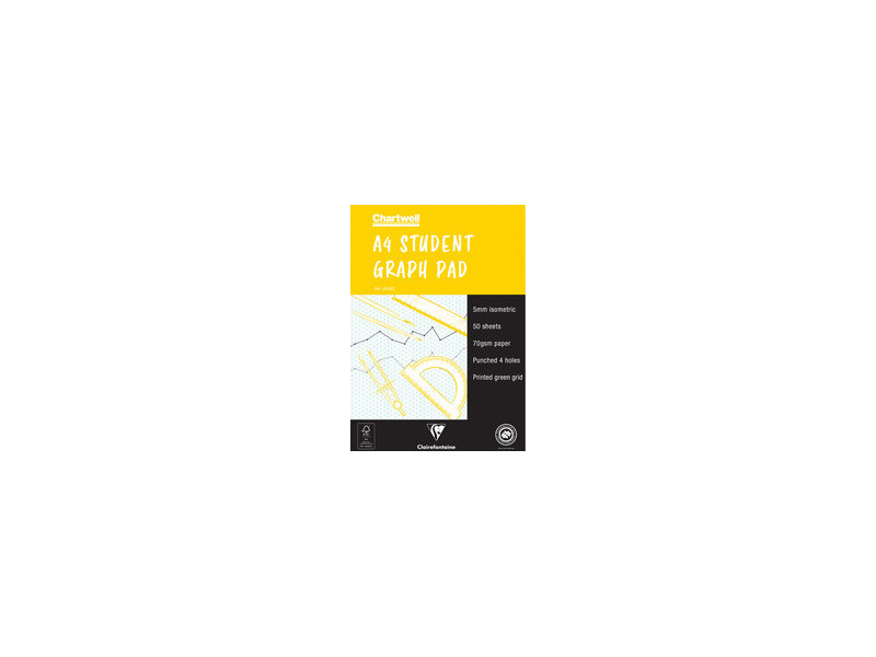 Clairefontaine Papier millimétré 'STUDENT GRAPH PAD', A4