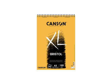 CANSON Bloc à croquis et études XL Bristol, A4
