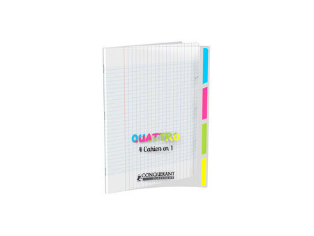 CONQUERANT CLASSIQUE Cahier 'QUATTRO', 240 x 320 mm, seyès