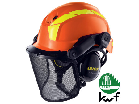 uvex Casque de sécurité pheos forestry, orange
