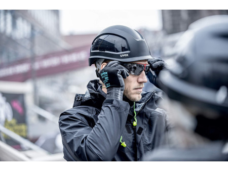 uvex Casque de sécurité pheos S-KR, taille: 52-61 cm, bleu