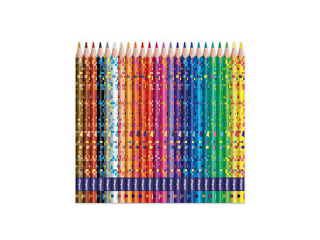 Maped Crayon de couleur PIXEL PARTY, étui carton de 12