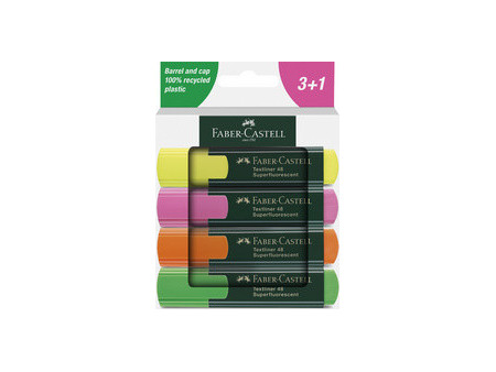 FABER-CASTELL Surligneur TEXTLINER 48, étui de 8