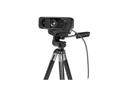 LogiLink Webcam USB Full HD avec micro double, noir