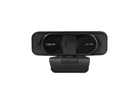 LogiLink Webcam USB Full HD avec micro double, noir