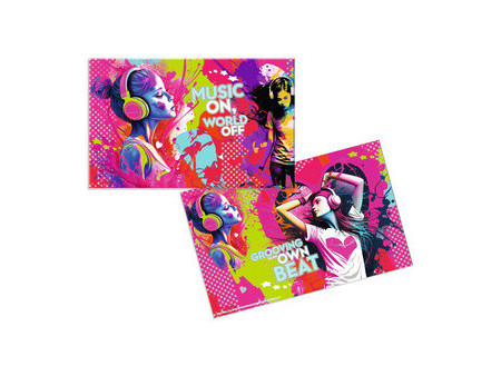 HERMA Sous-main 'Music Girl', (L)550 x (H)350 mm
