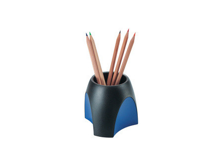 HAN Pot à crayons DELTA, polystyrène, noir