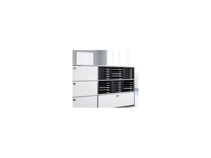 HAN Module de classement CONTUR, 5 tiroirs, gris clair
