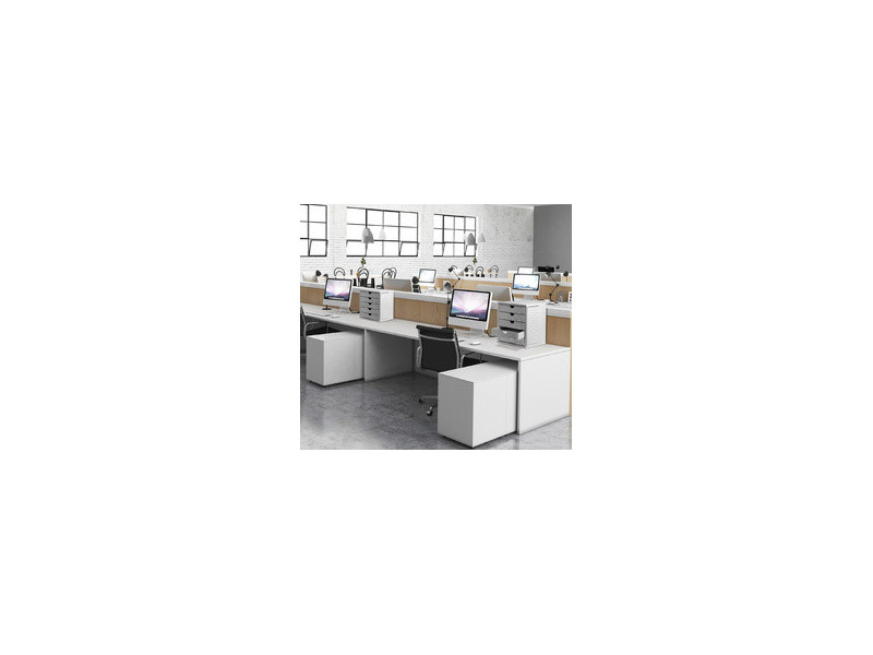 HAN Module de classement SYSTEM BOX KARMA, 5 tiroirs, gris/
