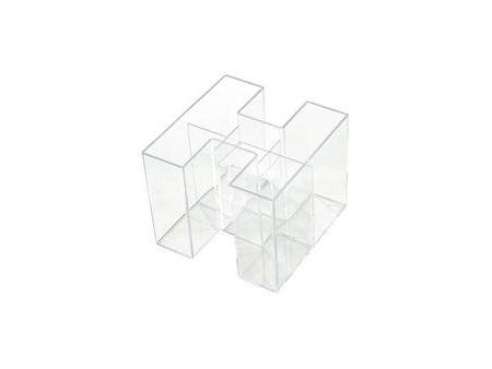 HAN Multipot à crayons BRAVO, 5 compartiments, transparent