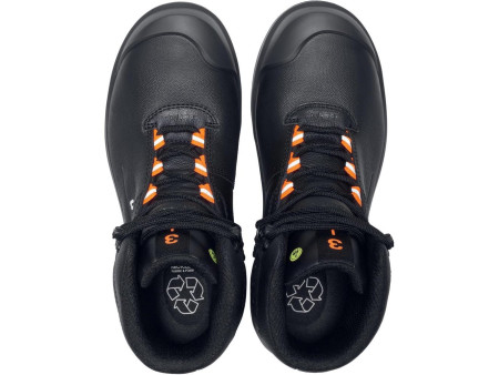 uvex 3 Chaussures montantes S3, noir/orange, pointure 42