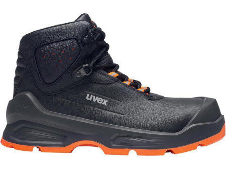 uvex 3 Chaussures montantes S3, noir/orange, pointure 42