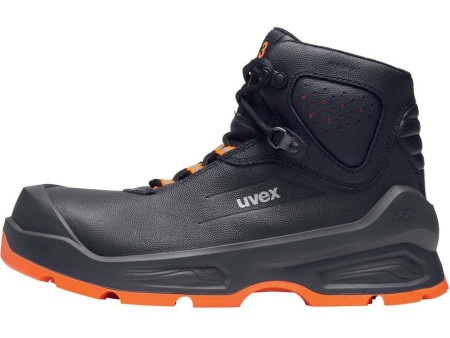 uvex 3 Chaussures montantes S3, noir/orange, pointure 42