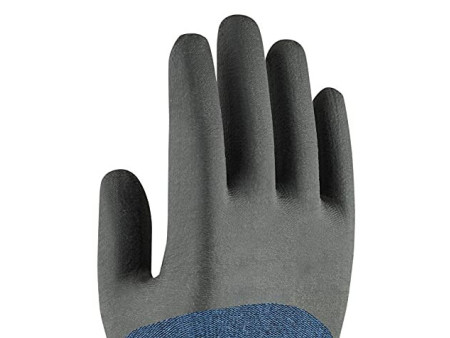 uvex Gants de travail phynomic pro, bleu/anthracite, T.11