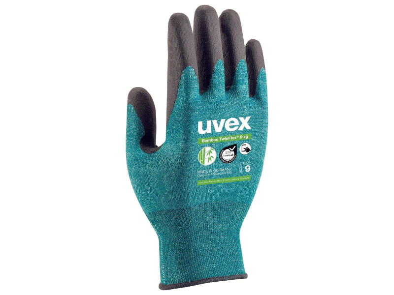 uvex Gants de protection Bamboo TwinFlex D xg, taille 8