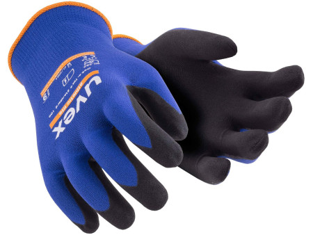 uvex Gants de travail athletic lite, bleu/anthracite, T. 6