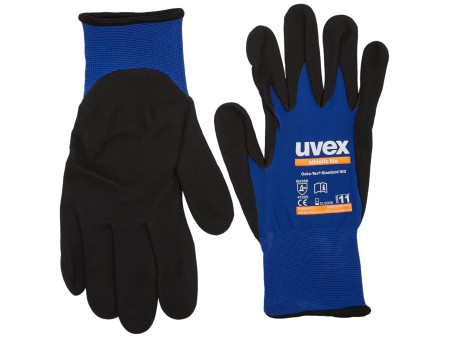 uvex Gants de travail athletic lite, bleu/anthracite, T. 11