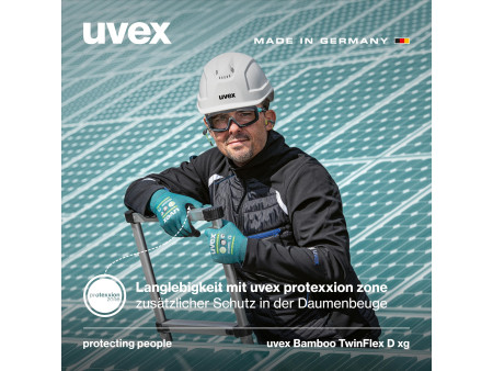 uvex Gants de protection Bamboo TwinFlex D xg, taille 10