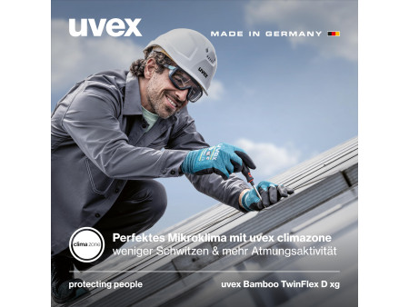 uvex Gants de protection Bamboo TwinFlex D xg, taille 11