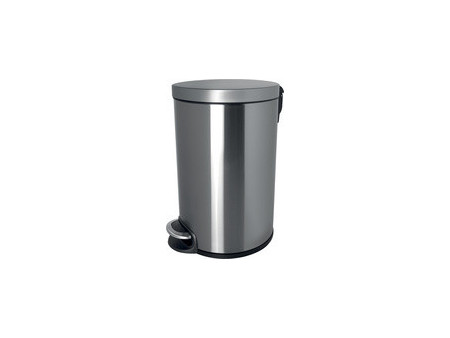 helit Poubelle cosmétique à pédale 'the silent', 5 L, blanc