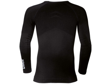 uvex T-shirt à manches longues pour homme, XL/XXL, noir