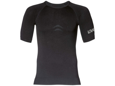 uvex T-shirt à manches courtes pour hommes, M/L, noir