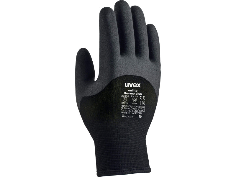 uvex Gants de protection unilite thermo plus, taille 11, 1 p