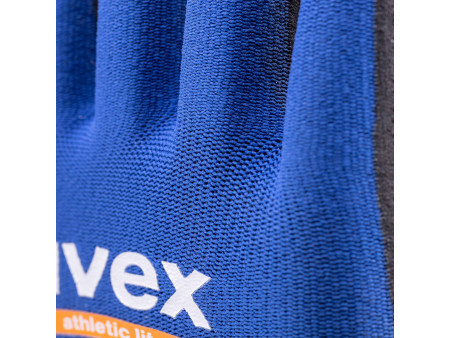 uvex Gants de travail athletic lite, bleu/anthracite, T. 10