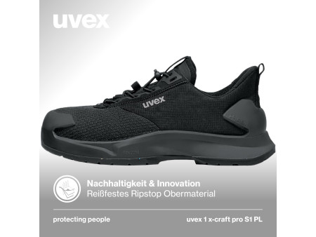 uvex 1 x-craft pro Chaussure basse S1 PL, pointure 41