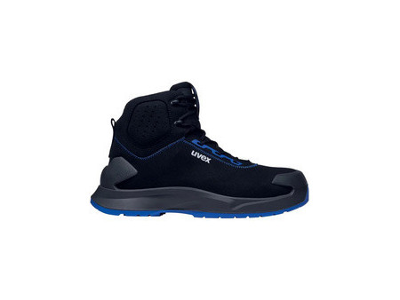 uvex 1 x-craft Chaussure montante S2, pointure 48, noir/bleu